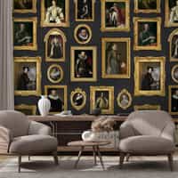 Renaissance Portrait Gallery Wallpaper Mural 2
