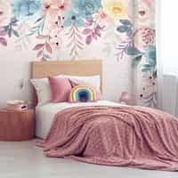 Springtime Flowers and Butterfly Wallpaper Mural 3