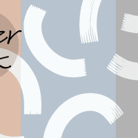 Minimalist Crescent Swirls Wallpaper Mural 4