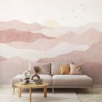 Soothing Waves and Sunrise Wallpaper Mural 2