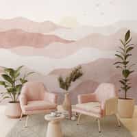 Soothing Waves and Sunrise Wallpaper Mural 3