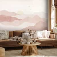 Soothing Waves and Sunrise Wallpaper Mural 4