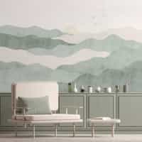 Soothing Waves and Sunrise Wallpaper Mural 1
