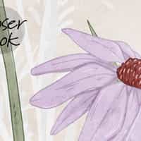 Wild Floral Landscape Nursery Wallpaper Mural 5