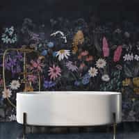 Wild Floral Landscape Nursery Wallpaper Mural 4