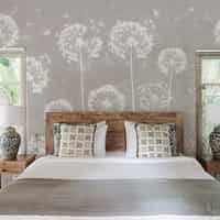 Serene Dandelion Wisps Kids Room Wallpaper 2