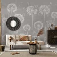 Serene Dandelion Wisps Kids Room Wallpaper 1