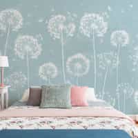 Serene Dandelion Wisps Kids Room Wallpaper 2