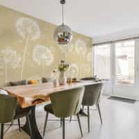 Serene Dandelion Wisps Kids Room Wallpaper 3