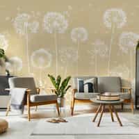 Serene Dandelion Wisps Kids Room Wallpaper 1