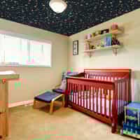 Astronomical Star Patterns Kids Room Wallpaper 3