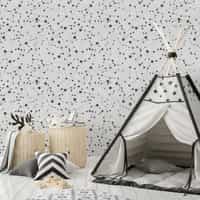 Astronomical Star Patterns Kids Room Wallpaper 1