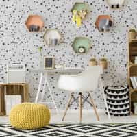 Astronomical Star Patterns Kids Room Wallpaper 2