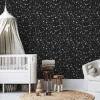 Astronomical Star Patterns Kids Room Wallpaper 2