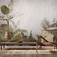 Tropical Rainforest Palm Wallpaper Mural 1