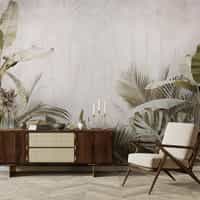 Tropical Rainforest Palm Wallpaper Mural 3