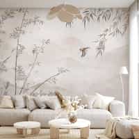 Chinese Bamboo Landscape Wallpaper Mural 2