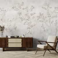 Majestic Peacock Paradise Wallpaper Mural 1