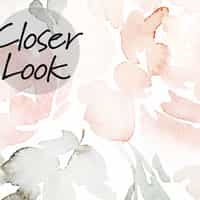 Watercolor Pink Floral Pattern Wallpaper Mural 7