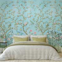 Soothing Forest and Flowers Wallpaper Mural 3