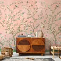 Soothing Forest and Flowers Wallpaper Mural 1