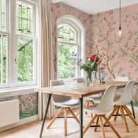 Soothing Forest and Flowers Wallpaper Mural 2