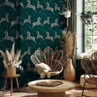 Wildlife Zebra with Arrows Wallpaper Mural 2