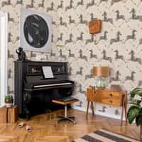 Wildlife Zebra with Arrows Wallpaper Mural 2