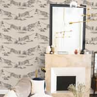 Wild Tiger Pattern Wallpaper Mural 2