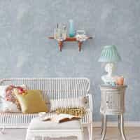 Soft Floral Elegance Peacock Wallpaper Mural 1