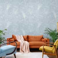 Soft Floral Elegance Peacock Wallpaper Mural 3