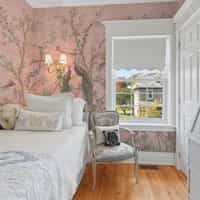 Floral Elegance Peacock Rose Garden Wallpaper Mural 3