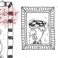 Sketchbook Nursery Animal Portraits Wallpaper Mural 6