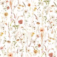 Delicate Wild Bloom Garden Wallpaper Mural 7