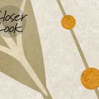 Elegant Fan Leaf Pattern Beige Wallpaper Mural 6