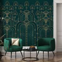 Geometric Lines Pattern Wallpaper Mural 1