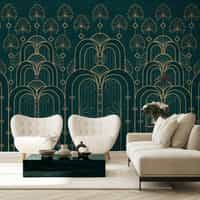 Geometric Lines Pattern Wallpaper Mural 4