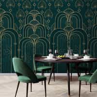Geometric Lines Pattern Wallpaper Mural 5