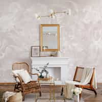 Soft Bohemian Elegance Flower Wallpaper Mural 1