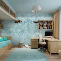 Aqua Marine Life Ocean Wallpaper Mural 6