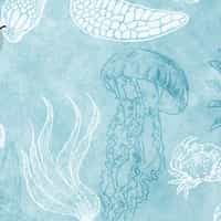 Aqua Marine Life Ocean Wallpaper Mural 8