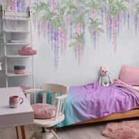 Soft Wisteria Elegance Wallpaper Mural 3