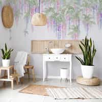 Soft Wisteria Elegance Wallpaper Mural 5