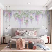 Soft Wisteria Elegance Wallpaper Mural 7