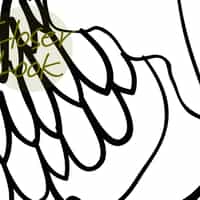 Modern Black White Floral Drawing Wallpaper Mural 5