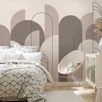 Modern Minimalist Abstract Arches Wallpaper Mural 4