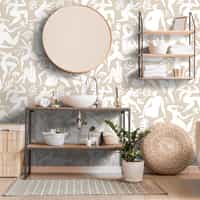 Elegant Abstract Ballet Figures Wallpaper Mural 2