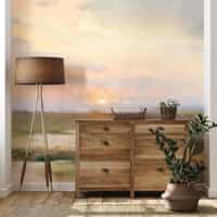 Sunrise Pastel Tones Artistic Wallpaper Mural 3