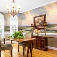 Sunrise Pastel Tones Artistic Wallpaper Mural 6