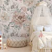 Elegance Blush Peony Wallpaper Mural 2